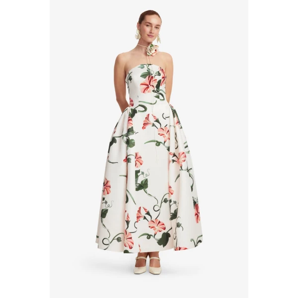 Leo Lin Violet Bustier Maxi Dress  - Leo Lin Dress - Australian Luxury Fashion - Shop at Luxury Shoes 