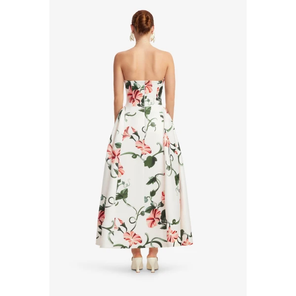 Leo Lin Violet Bustier Maxi Dress  - Leo Lin Dress - Australian Luxury Fashion - Shop at Luxury Shoes 