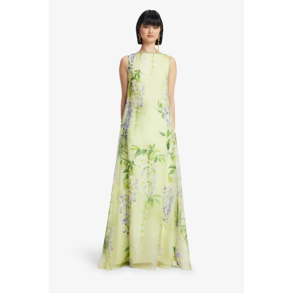 Leo Lin Yumei Embellished Open Back Gown  - Leo Lin Dress - Australian Luxury Fashion - Shop at Luxury Shoes 
