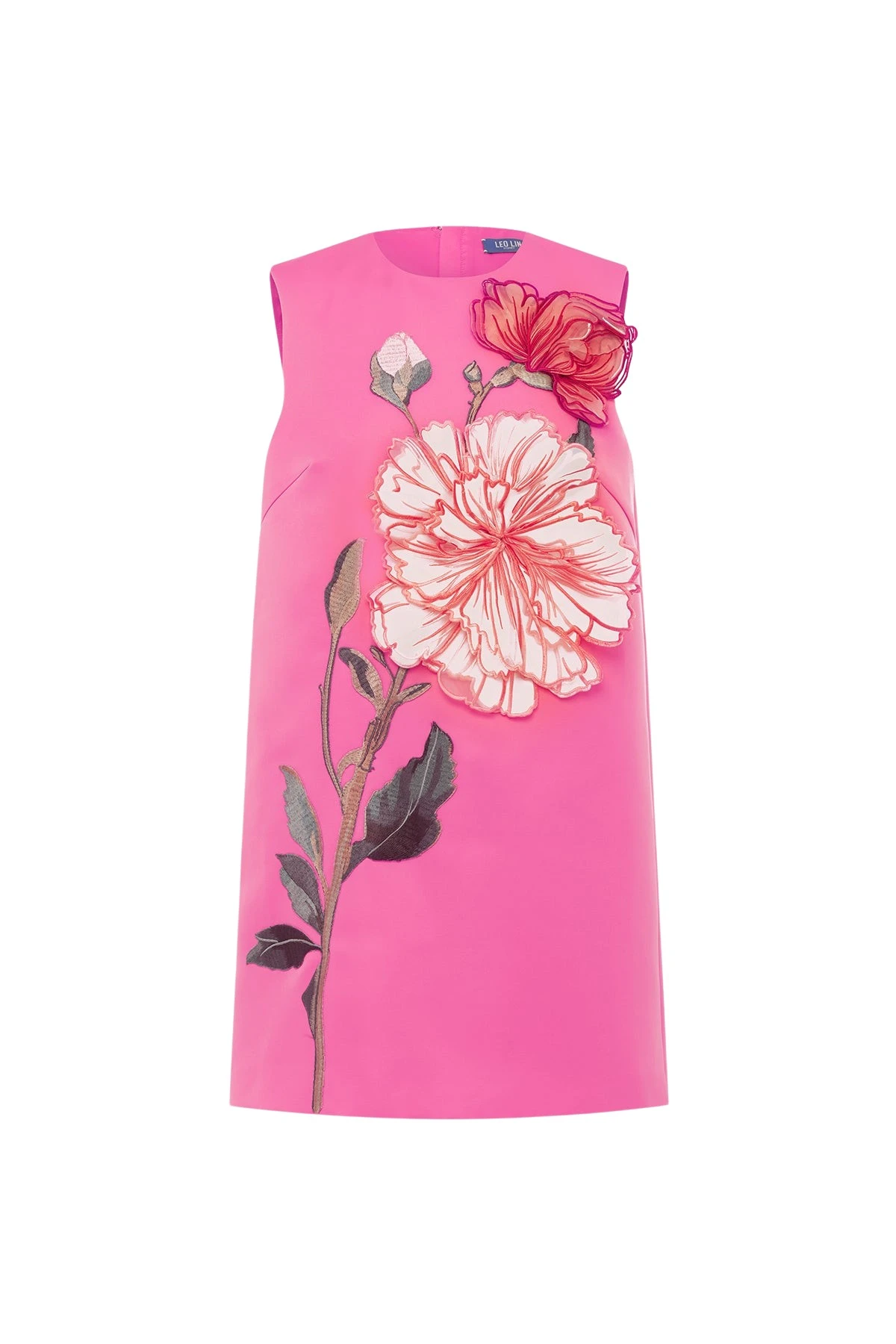 Leo-Lin-Yvonne-Applique-Floral-Mini-Dress-672186_nobg Leo Lin Yvonne Appliqué Floral Mini Dress - Leo Lin Dress - Australian Luxury Fashion - Shop at Luxury Shoes