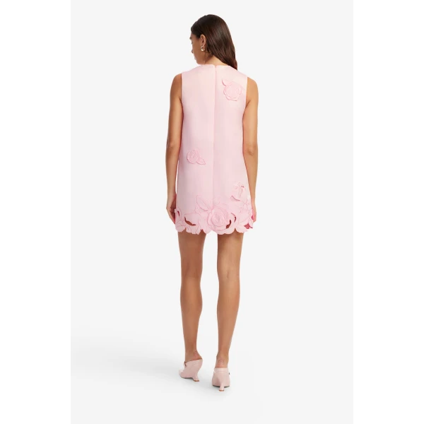 Leo Lin Yvonne Appliqué Mini Dress  - Leo Lin Dress - Australian Luxury Fashion - Shop at Luxury Shoes 