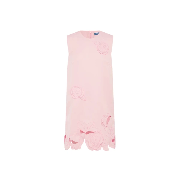 Leo Lin Yvonne Appliqué Mini Dress  - Leo Lin Dress - Australian Luxury Fashion - Shop at Luxury Shoes 