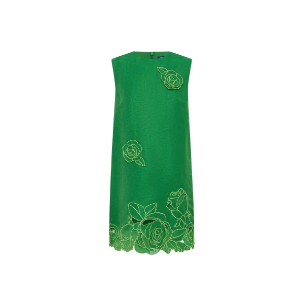 Leo Lin Yvonne Appliqué Mini Dress  - Leo Lin Dress - Australian Luxury Fashion - Shop at Luxury Shoes 