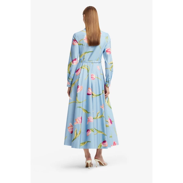 Leo Lin Zara Shirt Midi Dress  - Leo Lin Dress - Australian Luxury Fashion - Shop at Luxury Shoes 