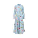 Leo Lin Zara Shirt Midi Dress  - Leo Lin Dress - Australian Luxury Fashion - Shop at Luxury Shoes 