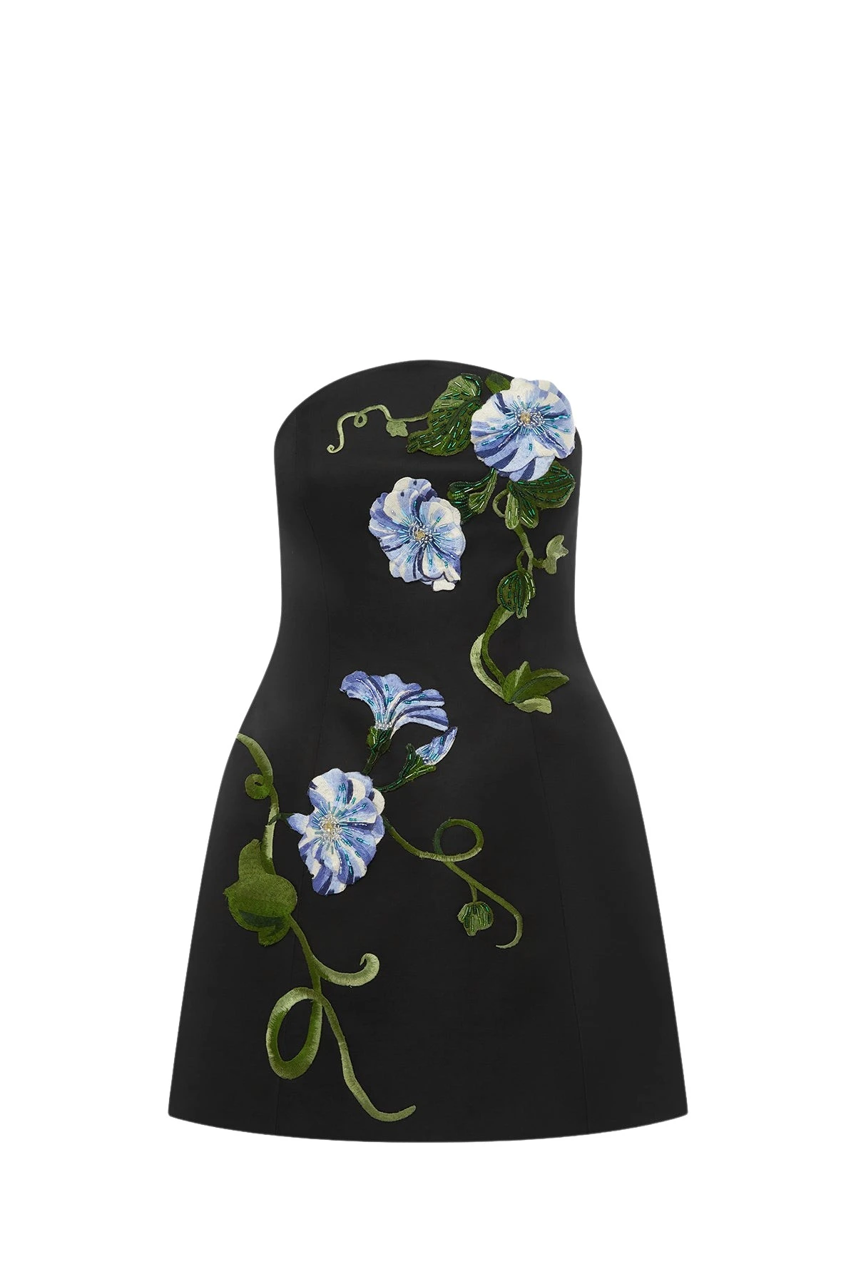 Leo-Lin-Zaria-Applique-Floral-Bustier-Mini-Dress26660_nobg Leo Lin Zaria Appliqué Floral Bustier Mini Dress - Leo Lin Dress - Australian Luxury Fashion - Shop at Luxury Shoes