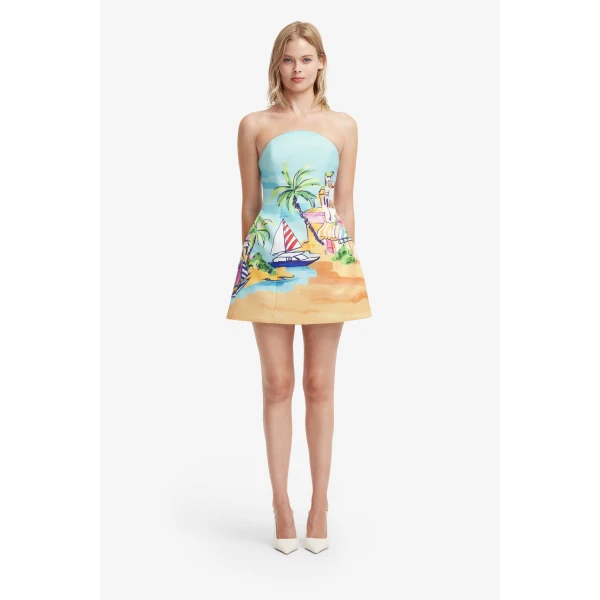 Leo Lin Zaria Bustier Mini Dress  - Leo Lin Dress - Australian Luxury Fashion - Shop at Luxury Shoes 