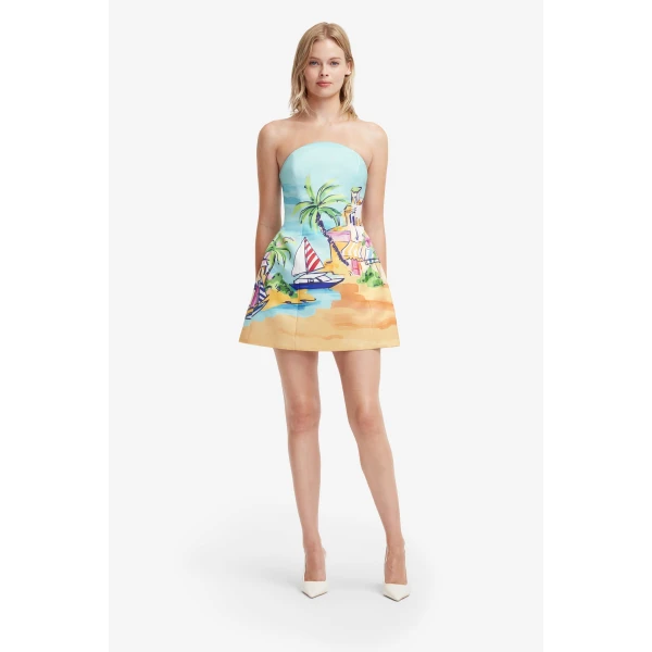 Leo Lin Zaria Bustier Mini Dress  - Leo Lin Dress - Australian Luxury Fashion - Shop at Luxury Shoes 