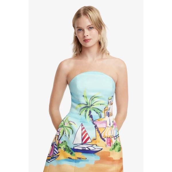 Leo Lin Zaria Bustier Mini Dress  - Leo Lin Dress - Australian Luxury Fashion - Shop at Luxury Shoes 