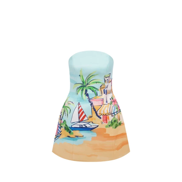 Leo Lin Zaria Bustier Mini Dress  - Leo Lin Dress - Australian Luxury Fashion - Shop at Luxury Shoes 