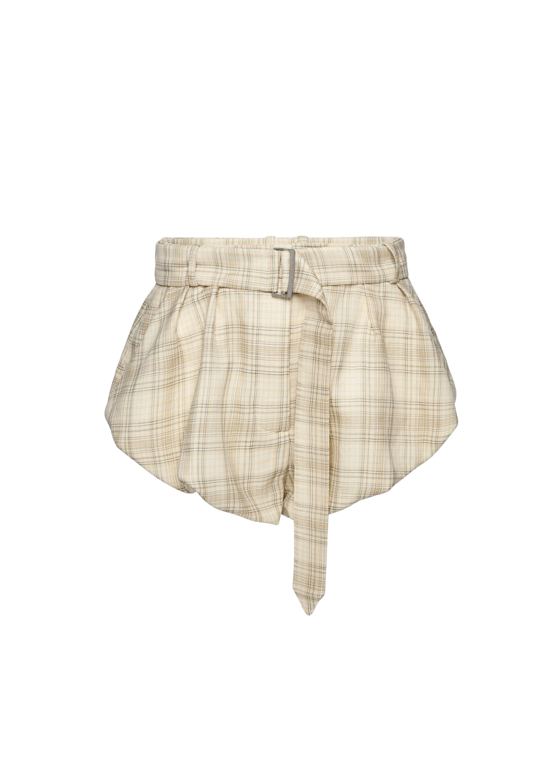 Magda-Butrym-Checkered-flared-cotton-shorts-in-cream-scaled64573_nobg Magda Butrym Checkered flared cotton shorts in cream