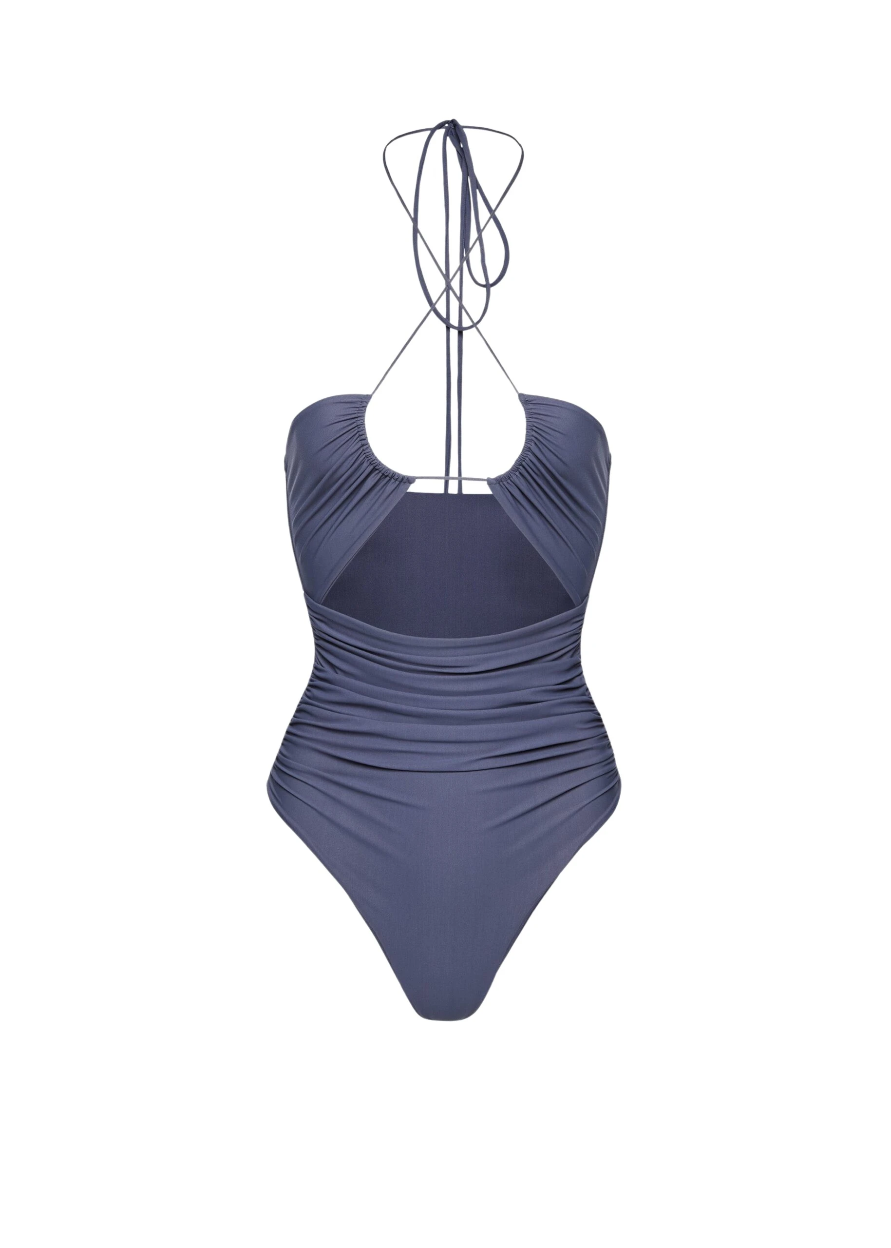 Magda-Butrym-Criss-cross-halter-swimsuit-in-metallic-blue-scaled98951_nobg Magda Butrym Criss-cross halter swimsuit in metallic blue