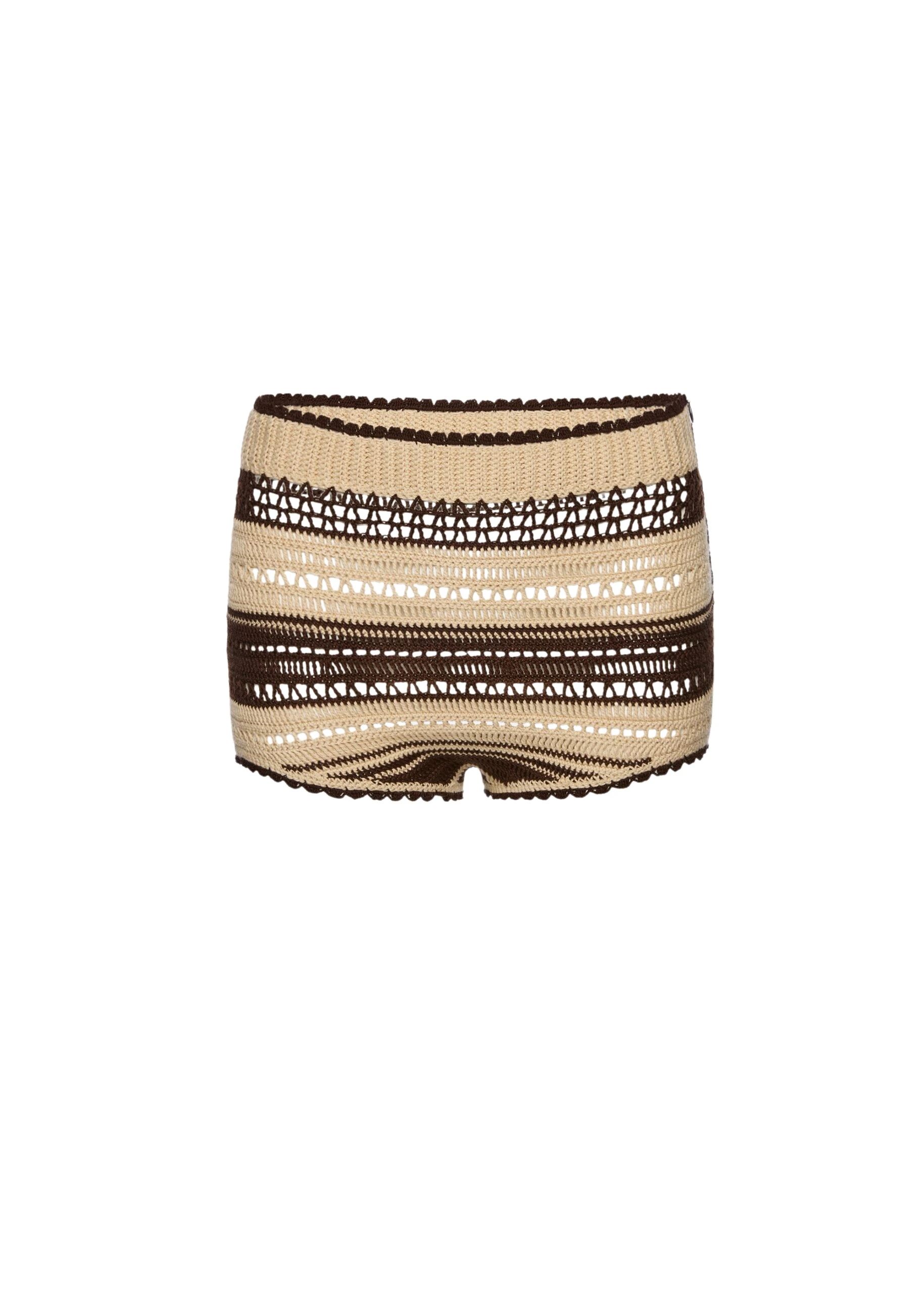 Magda-Butrym-Crochet-shorts-in-cream-and-brown-scaled48320_nobg Magda Butrym Crochet shorts in cream and brown