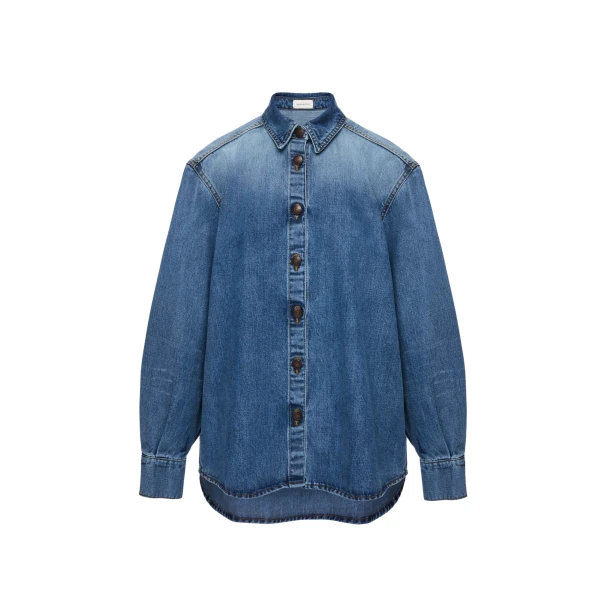 Magda Butrym Denim shirt in dark blue