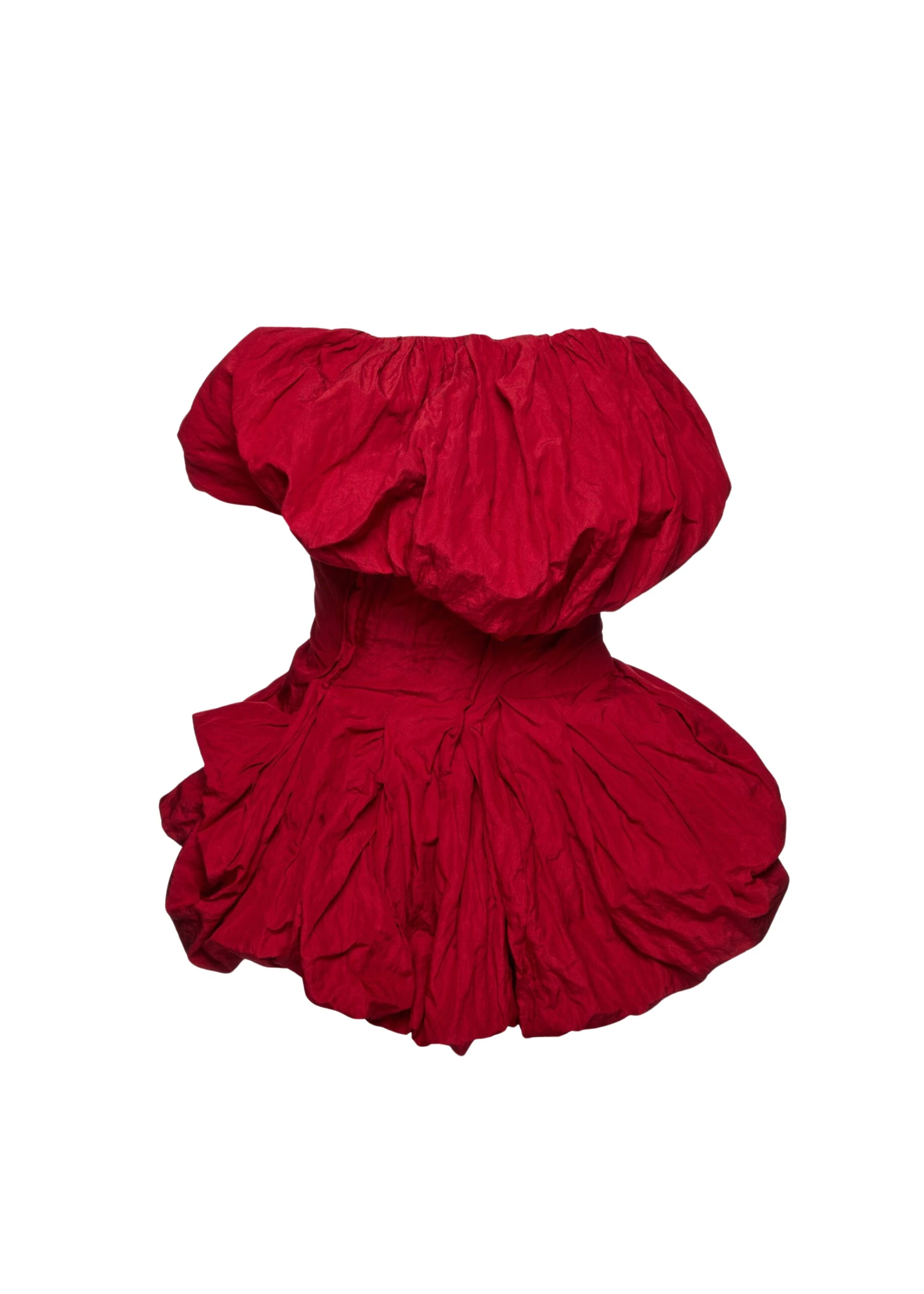 Magda-Butrym-Draped-bubble-hem-blouse-in-red-scaled88842_nobg Magda Butrym Draped bubble-hem blouse in red