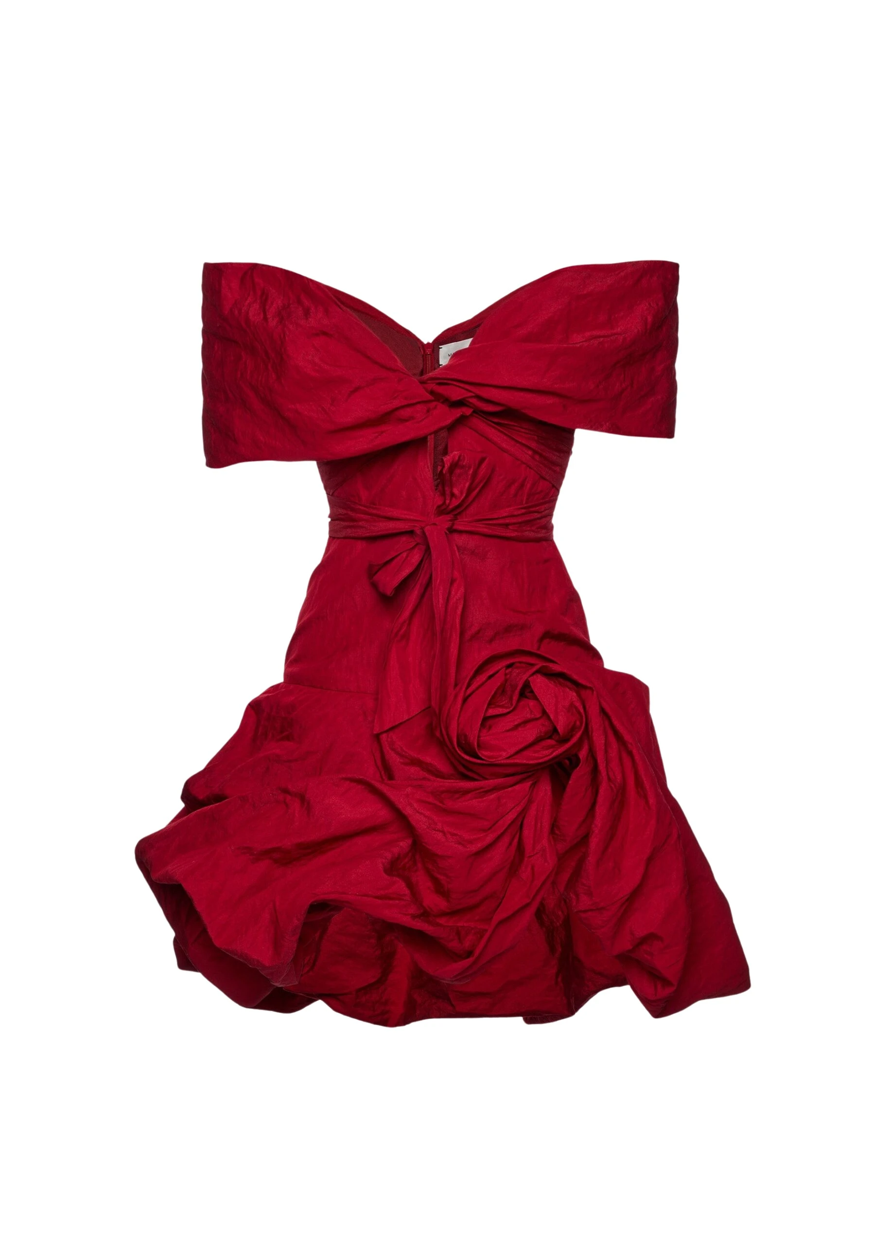 Magda-Butrym-Draped-shawl-collar-midi-dress-in-red-scaled35909_nobg Magda Butrym Draped shawl-collar midi dress in red