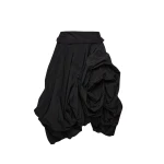 Magda-Butrym-Draped-skirt-with-sculptural-volume-in-black-scaled55907_nobg Magda Butrym Draped skirt with sculptural volume in black