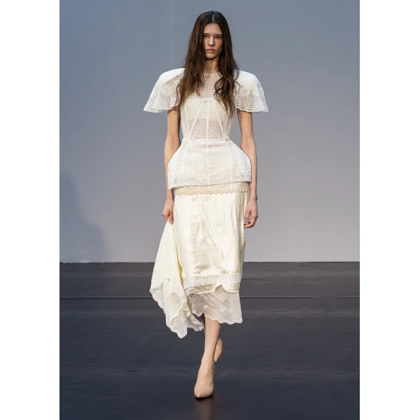 Magda Butrym White Skirts