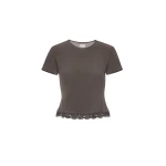 Magda-Butrym-Fitted-t-shirt-with-crochet-trim-in-brown-scaled61046_nobg Magda Butrym Fitted t-shirt with crochet trim in brown