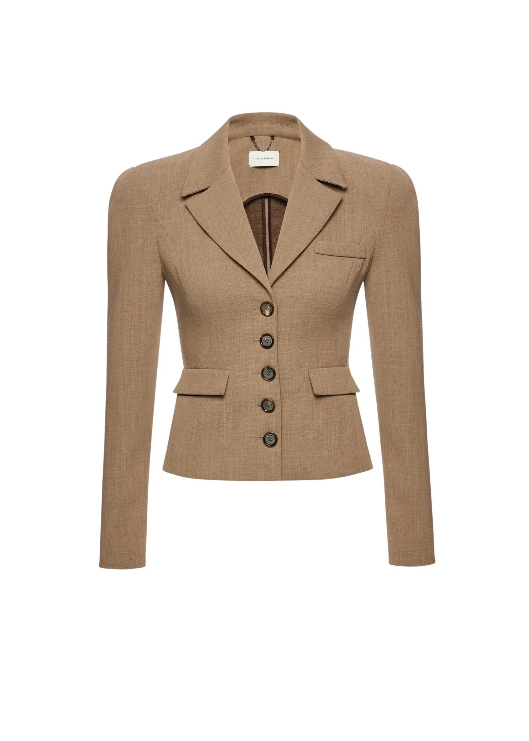Magda-Butrym-Fitted-wool-blazer-in-beige-scaled20536_nobg Magda Butrym Fitted wool blazer in beige