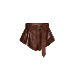 Magda-Butrym-Flared-leather-shorts-in-brown-scaled96813_nobg Magda Butrym Flared leather shorts in brown