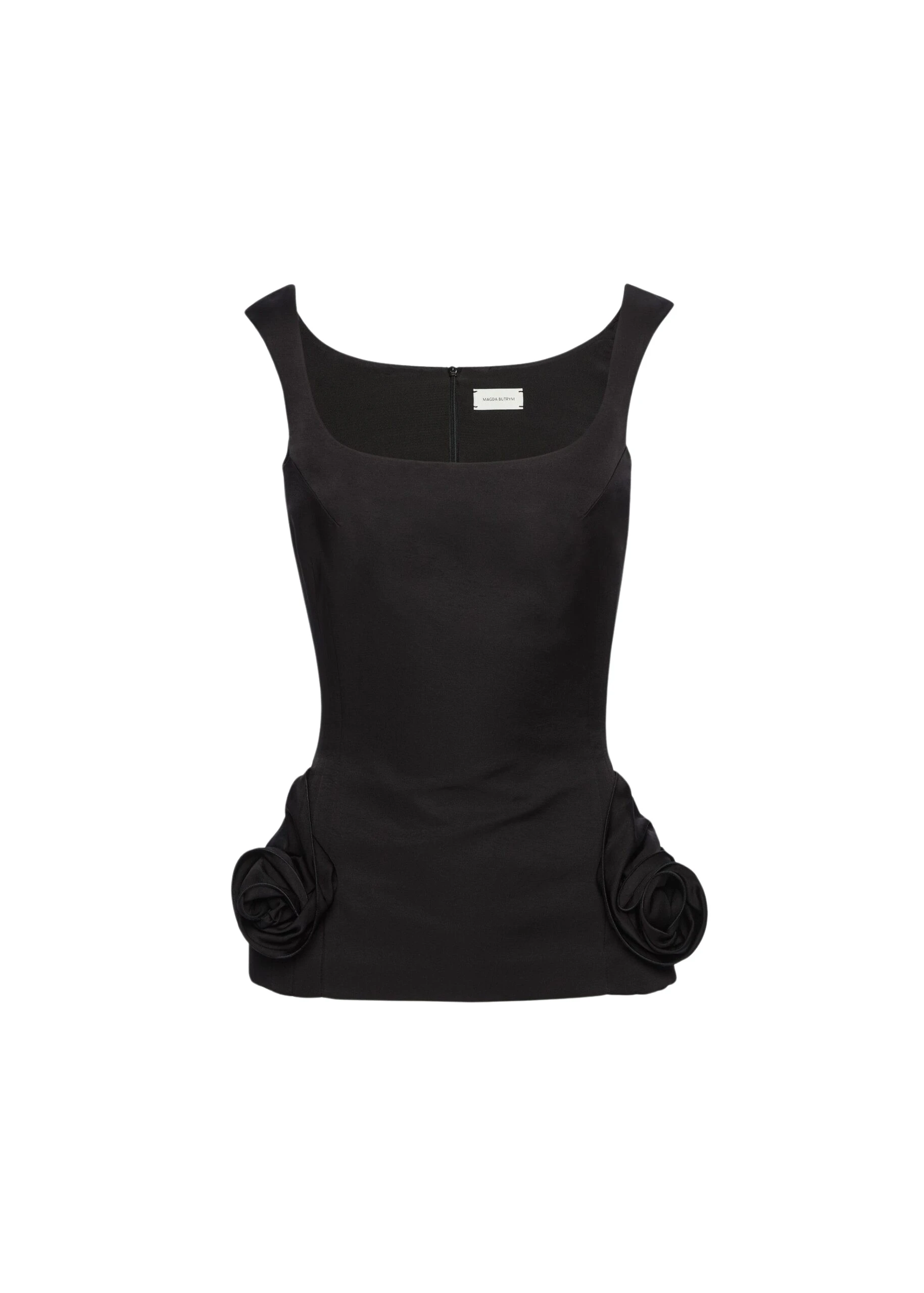 Magda-Butrym-Floral-applique-cotton-and-silk-top-in-black-scaled42606_nobg Magda Butrym Floral-appliqué cotton and silk top in black