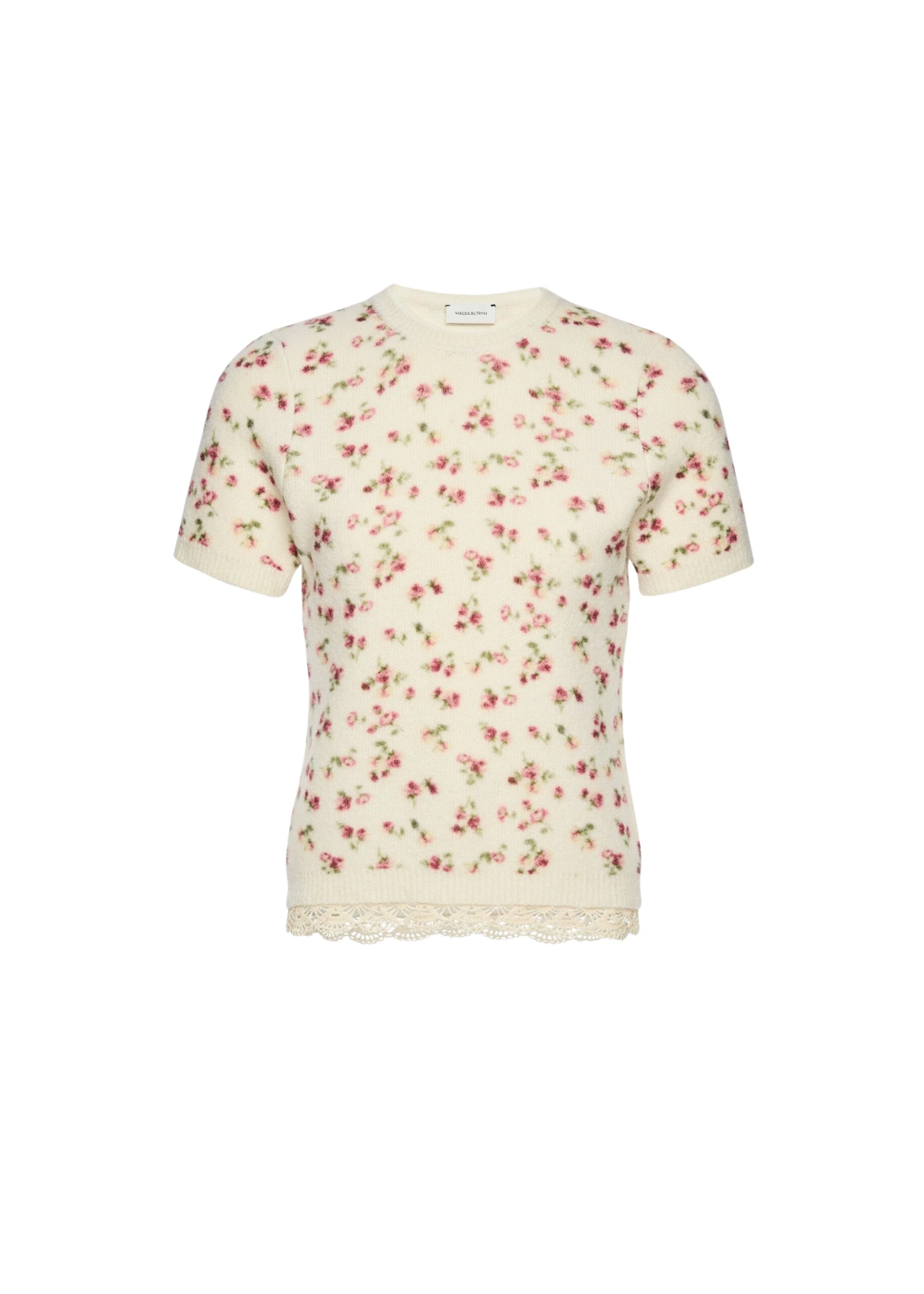 Magda-Butrym-Floral-short-sleeve-top-with-lace-trim-in-cream-scaled54587_nobg Magda Butrym Floral short-sleeve top with lace trim in cream
