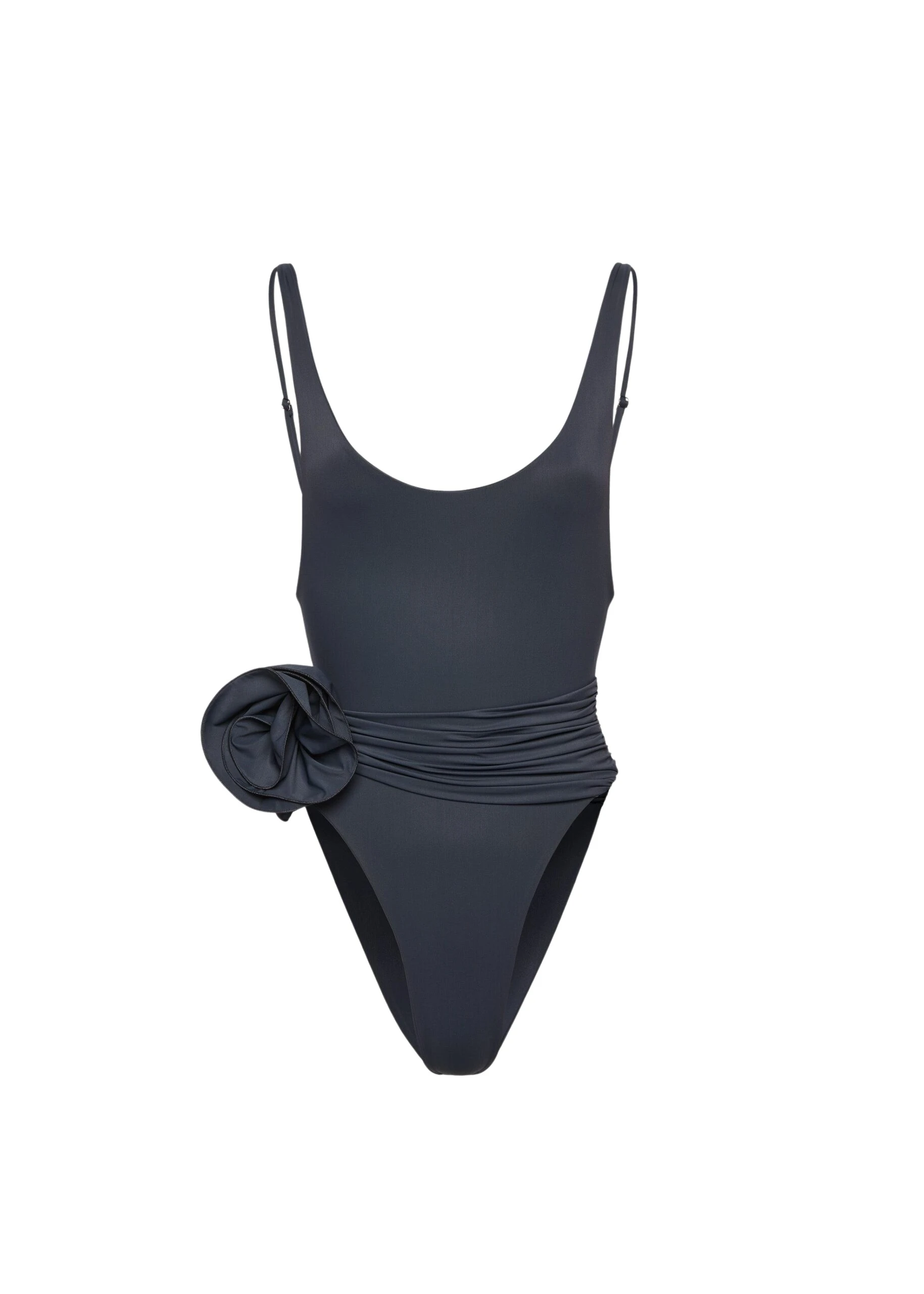 Magda-Butrym-Flower-scoop-neck-swimsuit-in-grey-scaled19564_nobg Magda Butrym Flower scoop neck swimsuit in grey