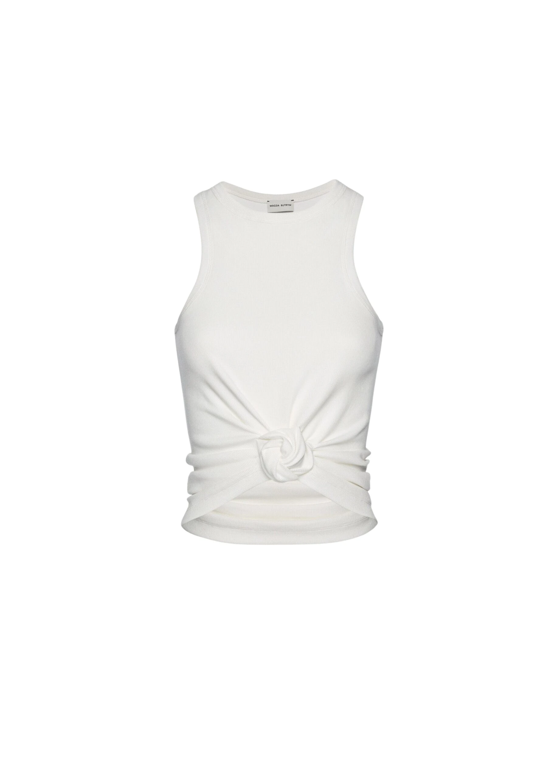 Magda-Butrym-Knotted-ribbed-tank-top-in-cream-scaled79389_nobg Magda Butrym Knotted ribbed tank top in cream