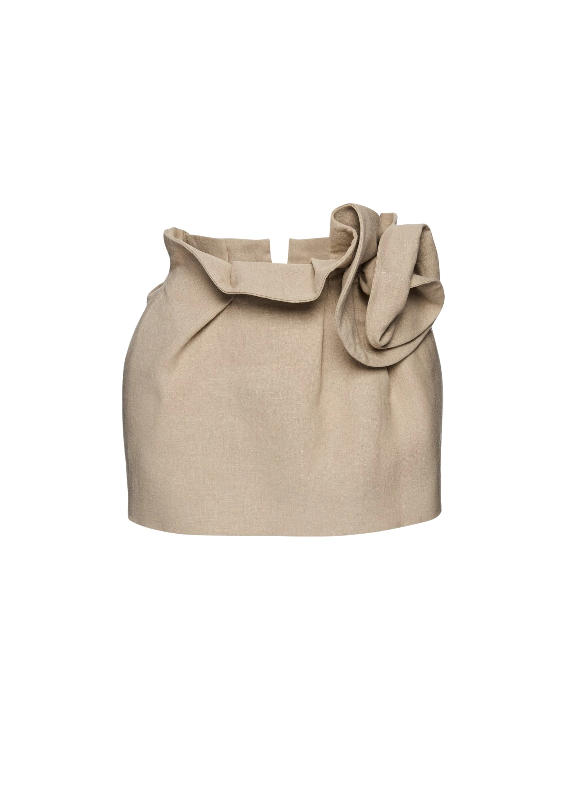 Magda-Butrym-Linen-flower-detail-mini-skirt-in-beige-scaled23732_nobg Magda Butrym Linen flower-detail mini skirt in beige