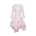Magda-Butrym-Long-sleeve-cotton-midi-dress-with-adjustable-skirt-in-pink-scaled20815_nobg Magda Butrym Long-sleeve cotton midi dress with adjustable skirt in pink