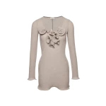 Magda-Butrym-Long-sleeve-crepe-beach-mini-dress-in-light-brown-scaled73854_nobg Magda Butrym Long-sleeve crepe beach mini dress in light brown