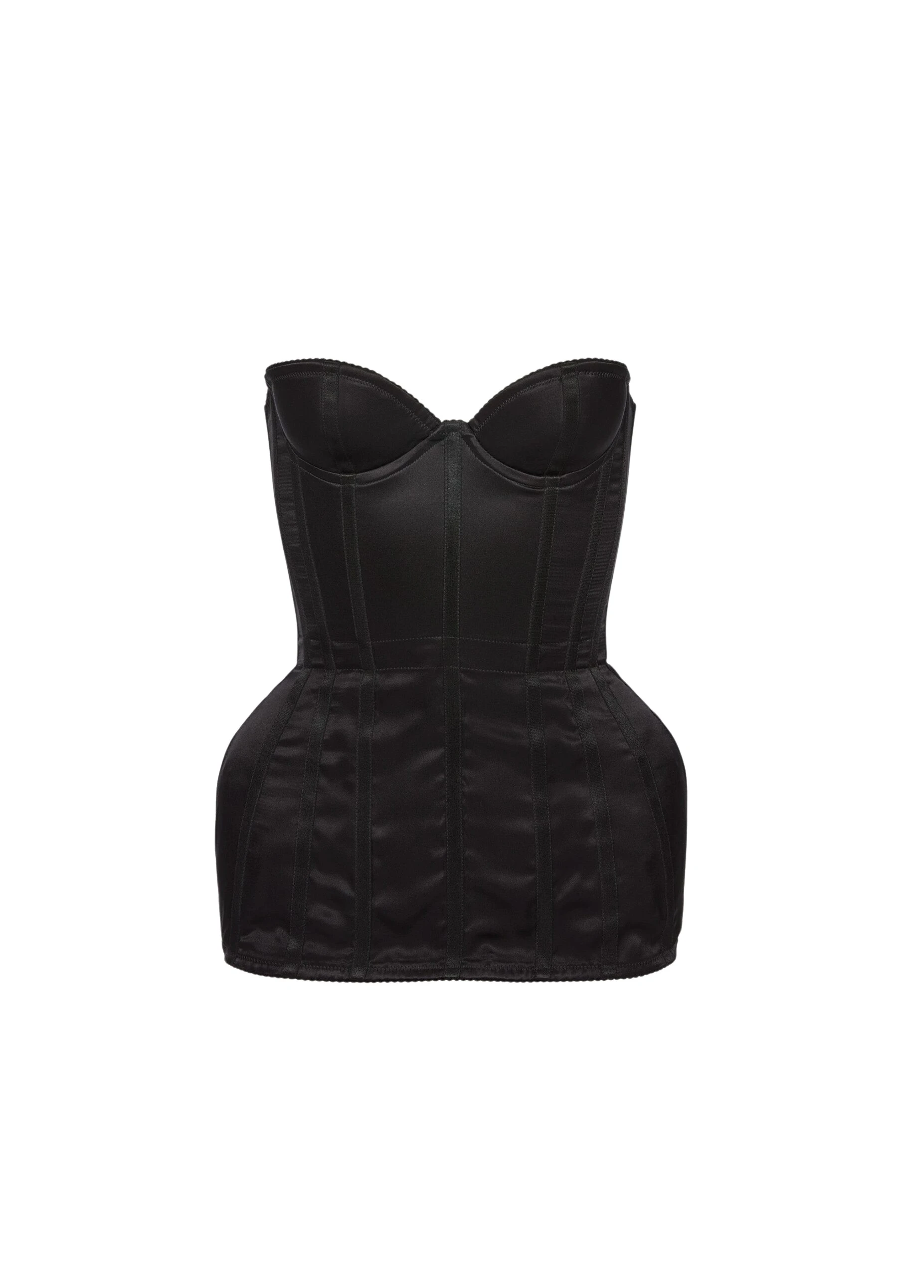 Magda-Butrym-Longline-silk-corset-top-in-black-satin-scaled78263_nobg Magda Butrym Longline silk corset top in black satin