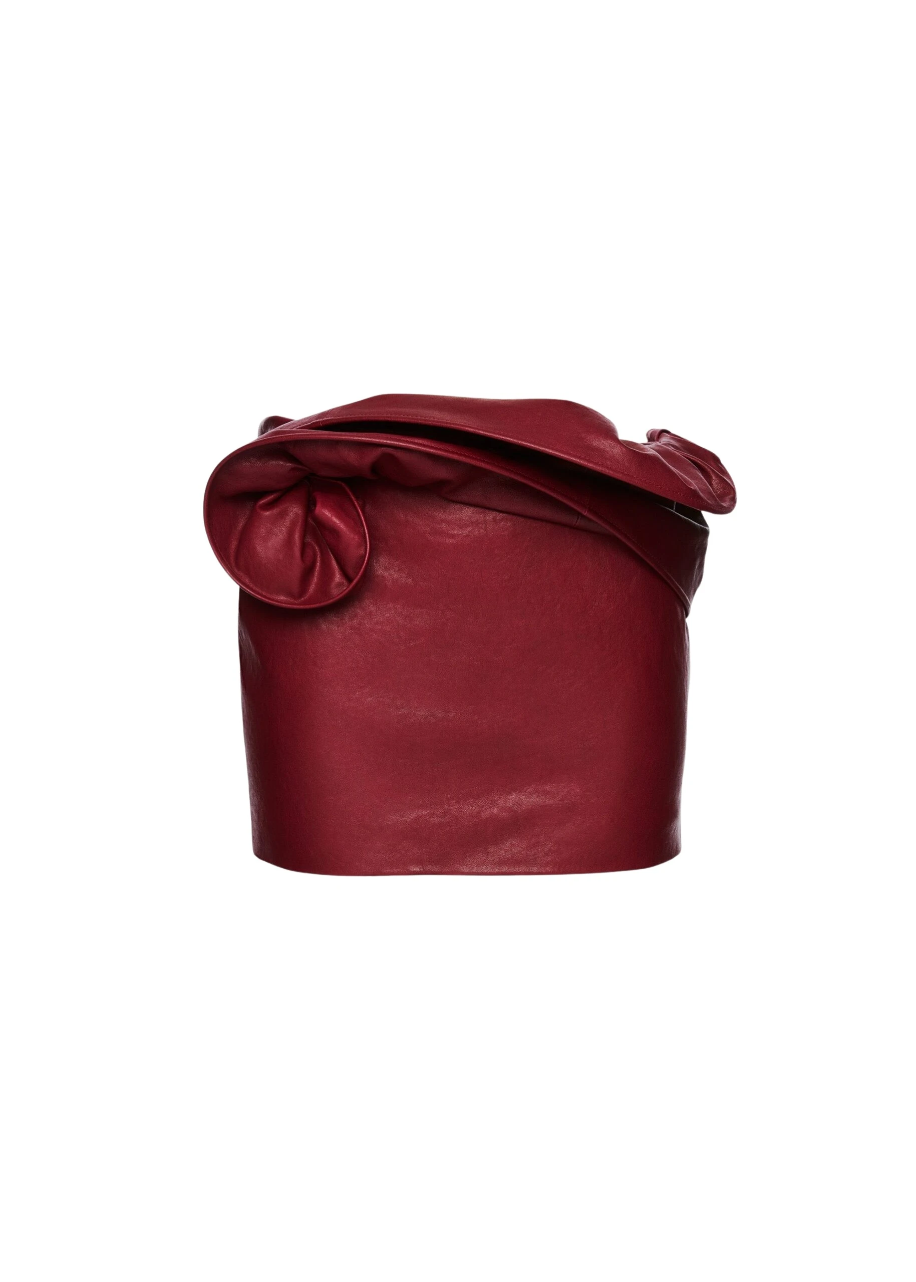 Magda-Butrym-Mini-leather-skirt-with-hand-twisted-flower-detail-in-cherry-red-scaled18940_nobg Magda Butrym Mini leather skirt with hand-twisted flower detail in cherry red
