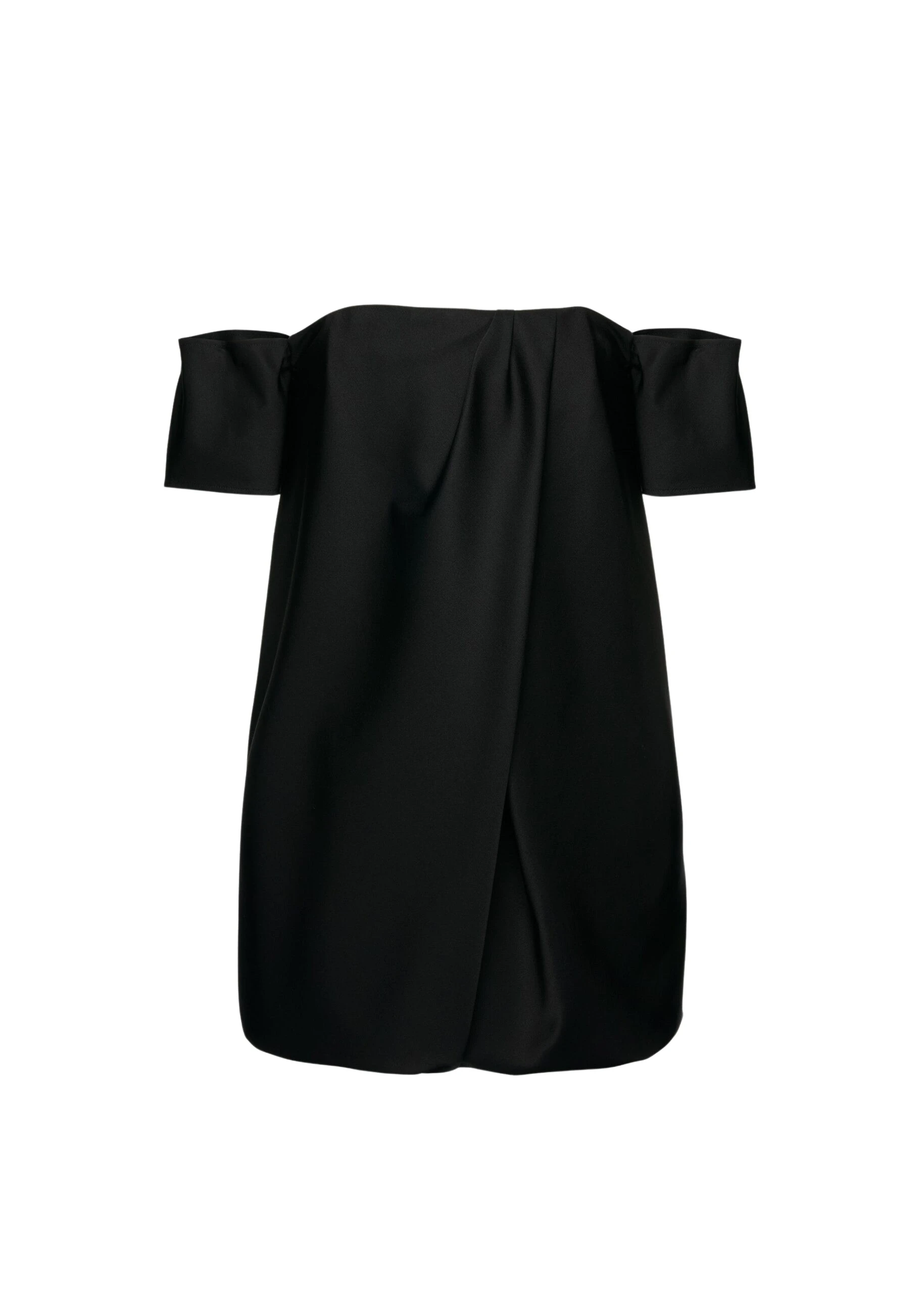 Magda-Butrym-Off-shoulder-bubble-mini-dress-in-black-scaled12741_nobg Magda Butrym Off shoulder bubble mini dress in black