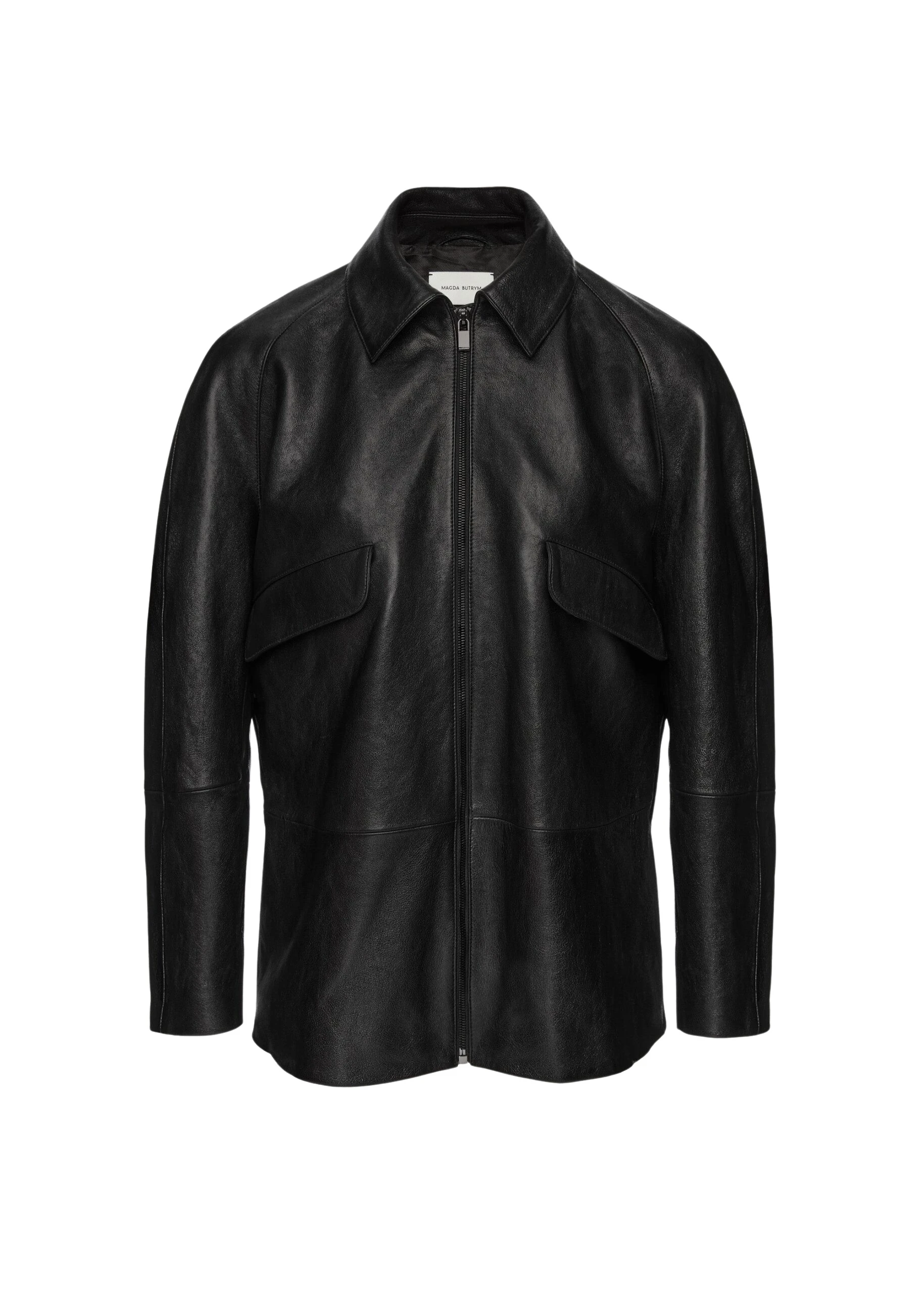 Magda-Butrym-Overshirt-zipped-leather-jacket-in-black-scaled50351_nobg Magda Butrym Overshirt zipped leather jacket in black
