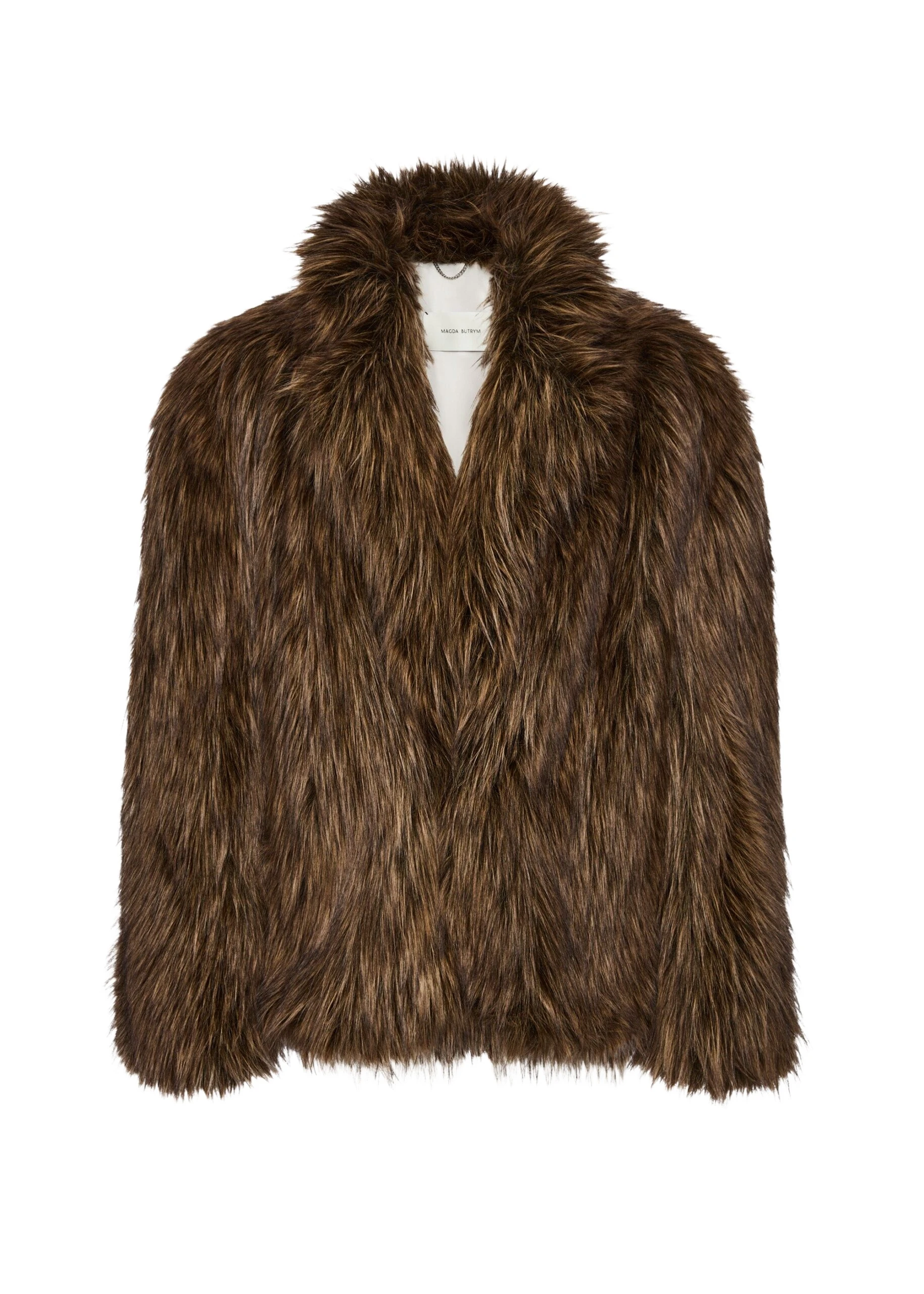 Magda-Butrym-Oversized-faux-fur-jacket-in-brown-scaled17563_nobg Magda Butrym Oversized faux fur jacket in brown