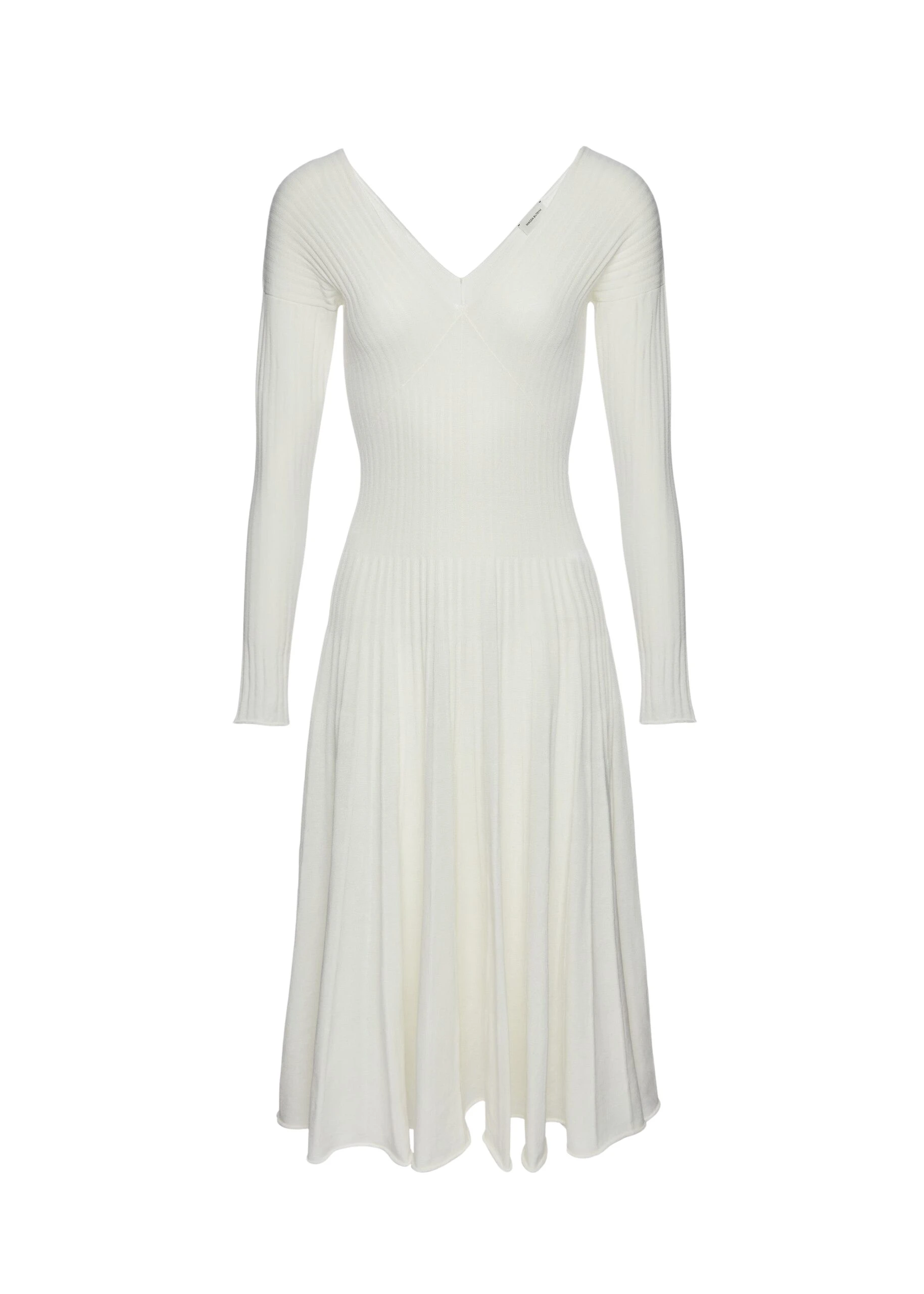 Magda-Butrym-Pleated-knit-dress-in-white-scaled56931_nobg Magda Butrym Pleated knit dress in white