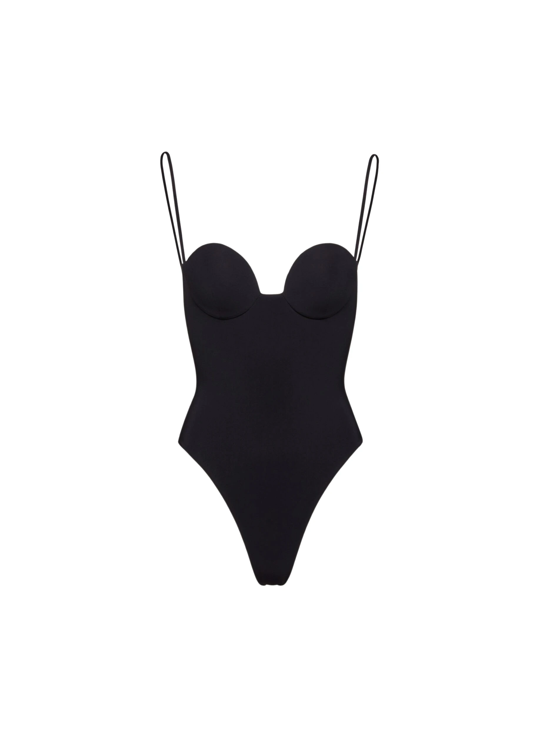 Magda-Butrym-Retro-bustier-swimsuit-in-black-scaled17986_nobg Magda Butrym Retro bustier swimsuit in black