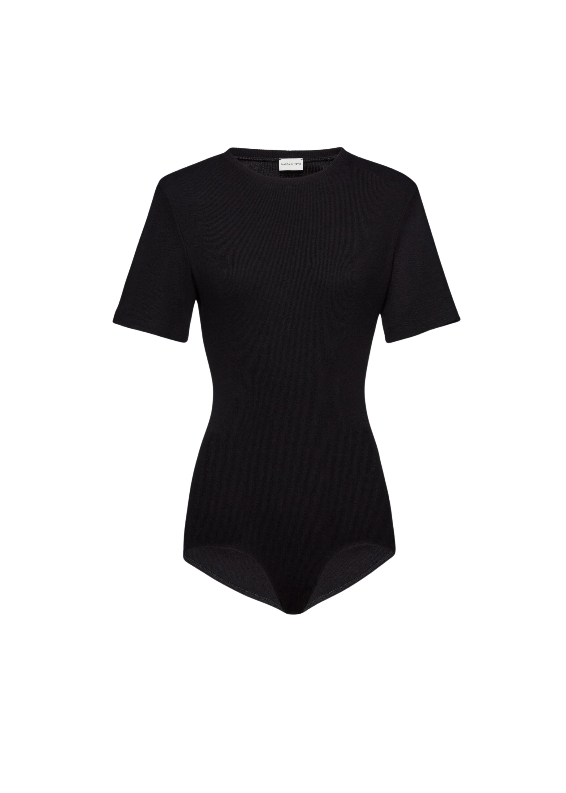 Magda-Butrym-Ribbed-short-sleeve-bodysuit-in-black-scaled41168_nobg Magda Butrym Ribbed short sleeve bodysuit in black