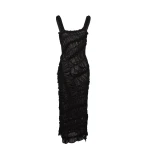 Magda-Butrym-Ruched-cotton-midi-dress-in-black-scaled26671_nobg Magda Butrym Ruched cotton midi dress in black
