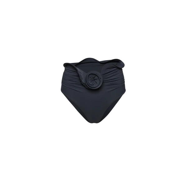 Magda Butrym Sculpted waist swim bottom in grey