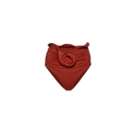 Magda Butrym Sculpted waist swim bottom in orange