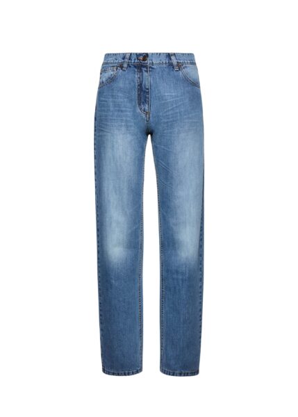 Magda Butrym Straight-leg denim pants in light blue
