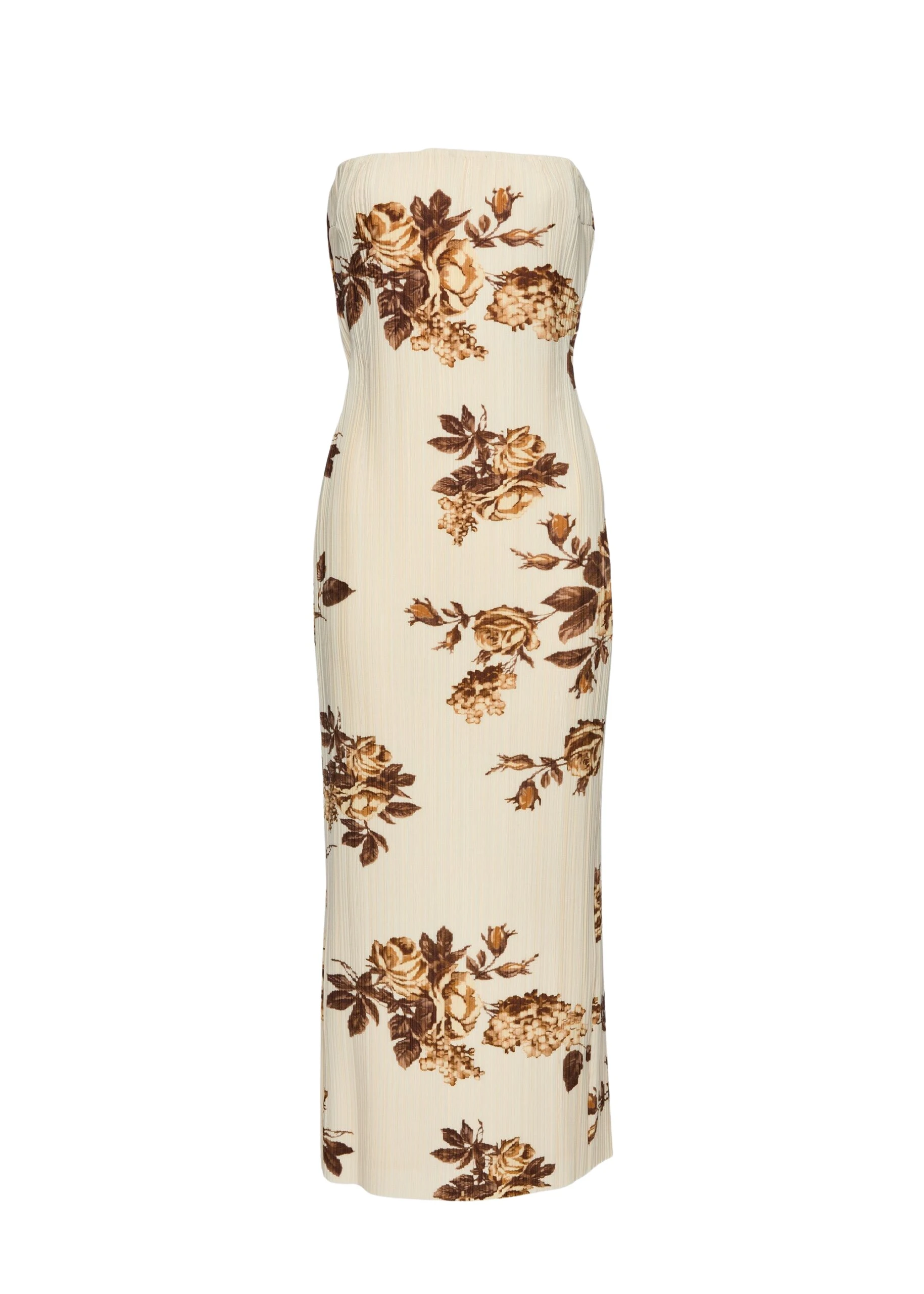 Magda-Butrym-Strapless-floral-print-dress-in-cream-scaled64756_nobg Magda Butrym Strapless floral print dress in cream