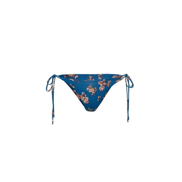 Magda Butrym String tie swim bottom in blue floral print