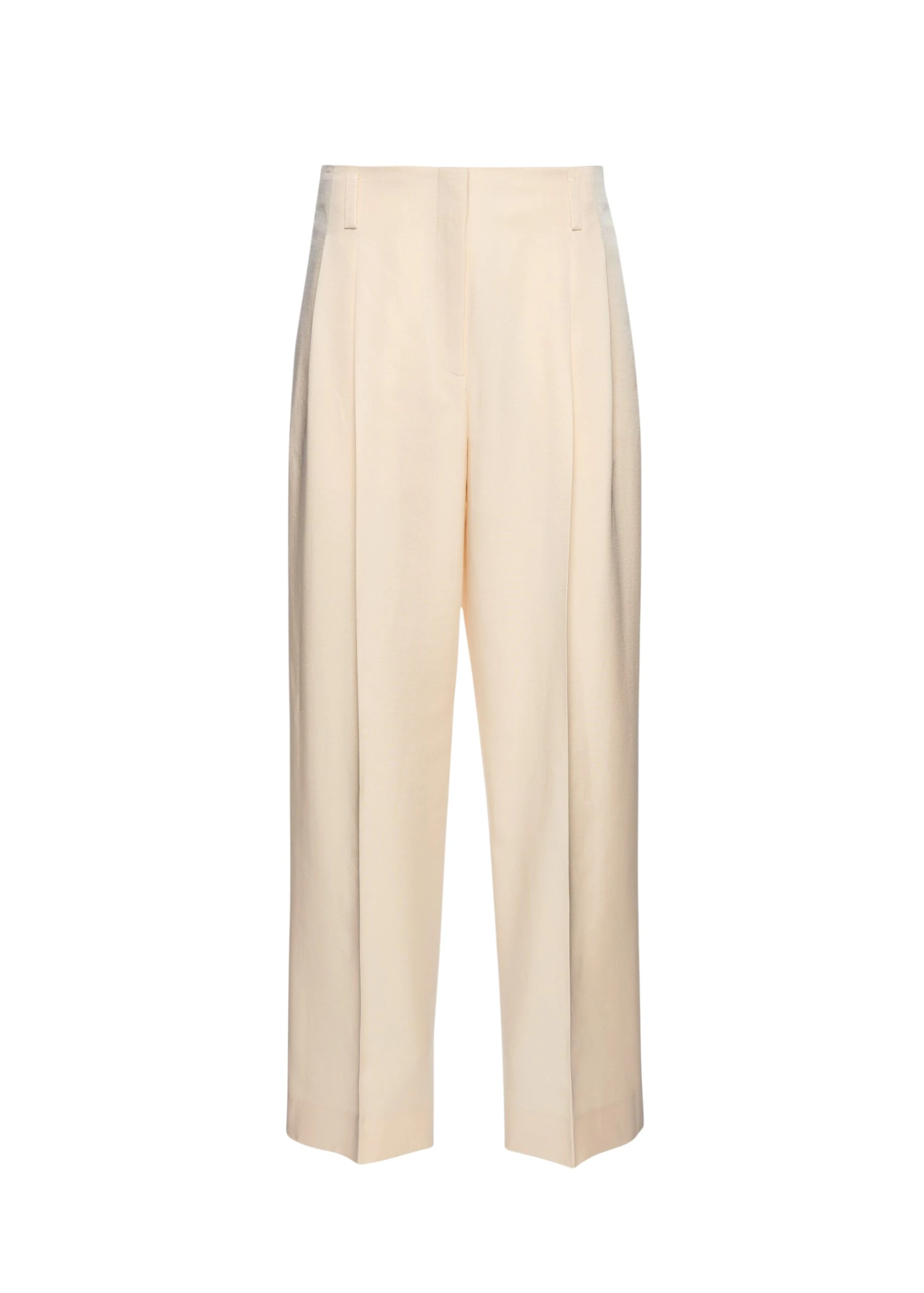 Magda-Butrym-Tapered-cotton-and-silk-trousers-in-cream-scaled15802_nobg Magda Butrym Tapered cotton and silk trousers in cream
