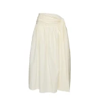 Magda-Butrym-Wrap-tie-midi-skirt-with-gathered-hem-in-cream-scaled63184_nobg Magda Butrym Wrap-tie midi skirt with gathered hem in cream