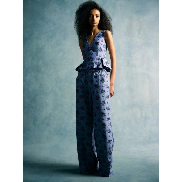 Markarian Navy Bouquet Top