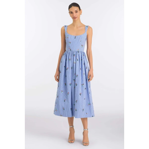 Markarian Sequin Embroidery Dress